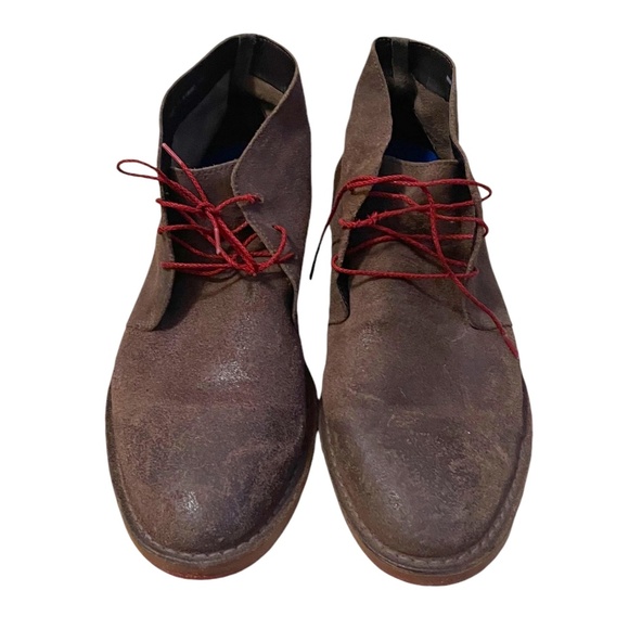 Cole Haan Brown Suede Chukka Lace Up Ankle Chukka Boots...
